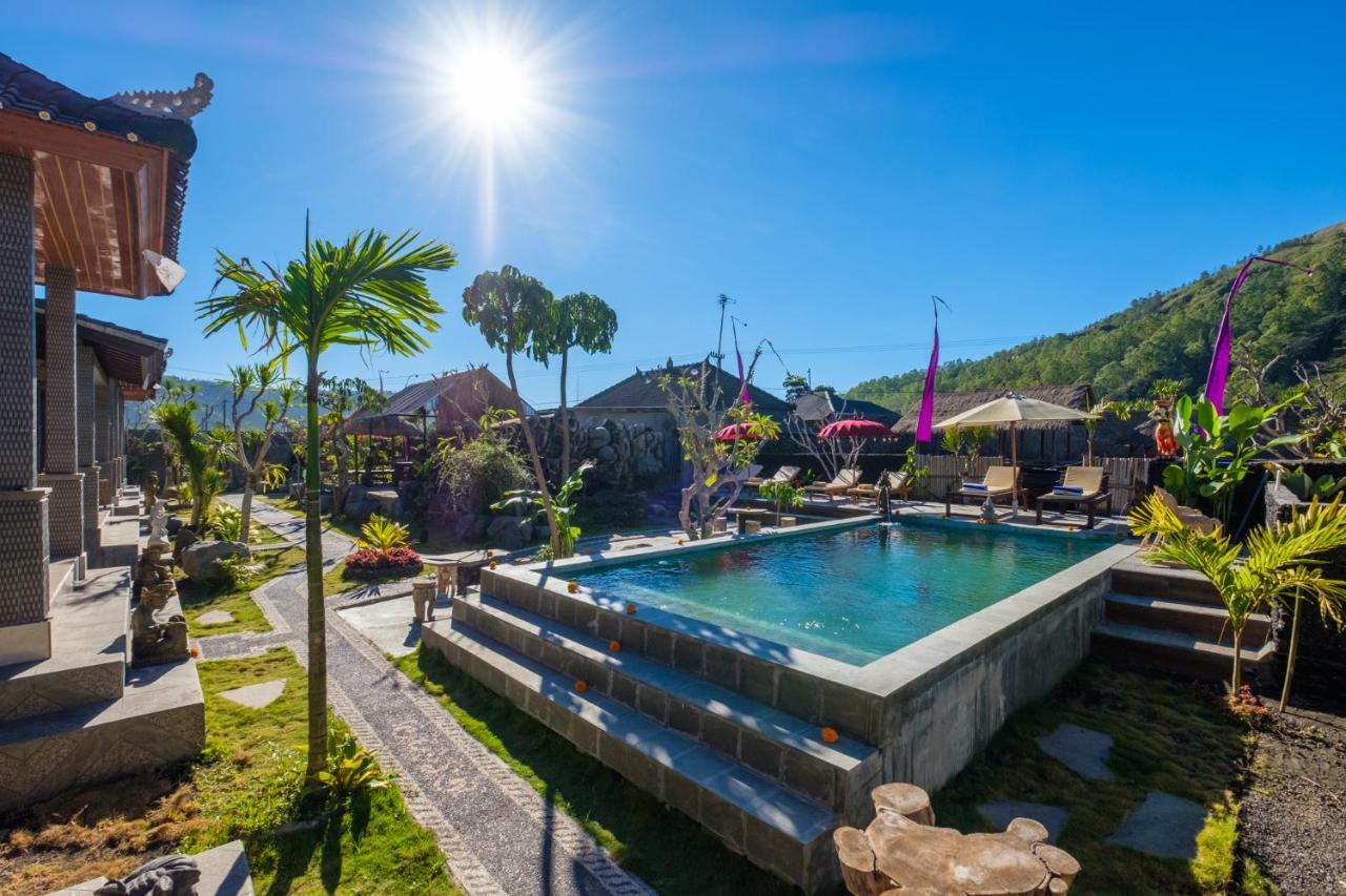 Latengaya Mount Batur View Bungalow Кинтамани Экстерьер фото