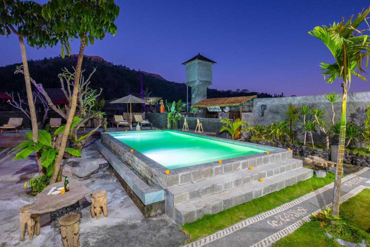 Latengaya Mount Batur View Bungalow Кинтамани Экстерьер фото