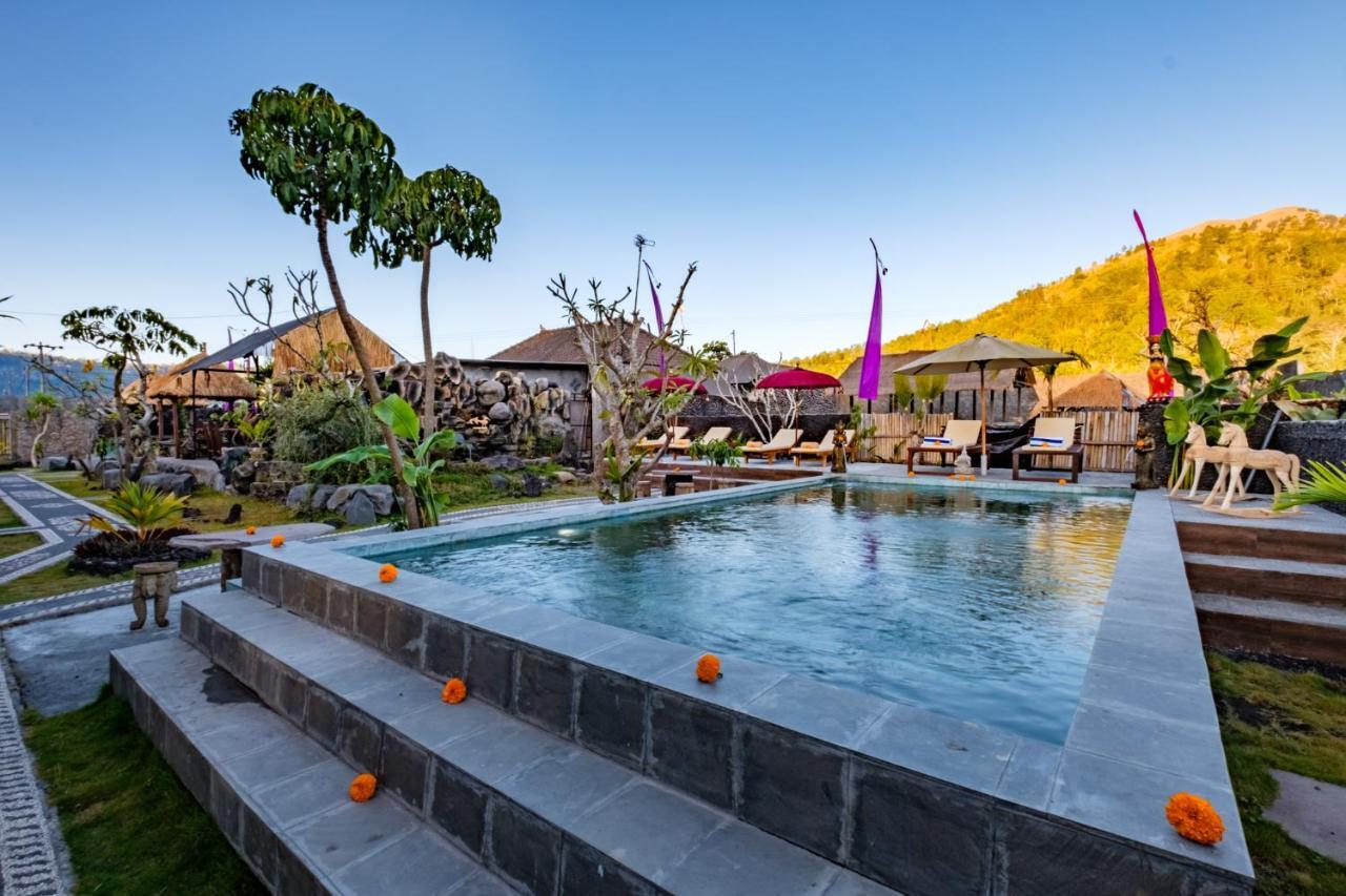 Latengaya Mount Batur View Bungalow Кинтамани Экстерьер фото